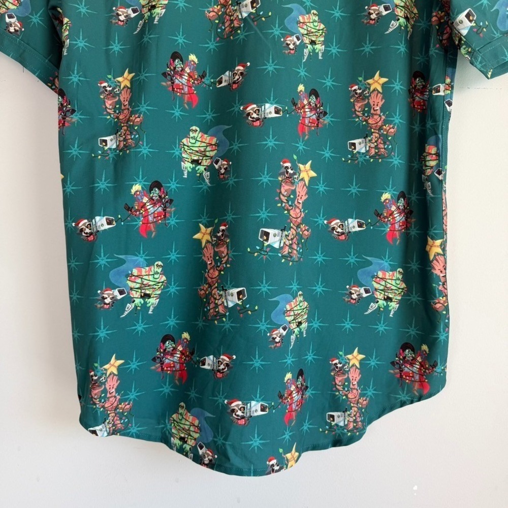 RSVLTS Guardians of the Galaxy Rocket Around the Tree Shirt Large Short Sleeve - Picture 9 of 10